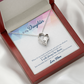 To My Daughter Look Ahead Forever Necklace w Message Card-Express Your Love Gifts