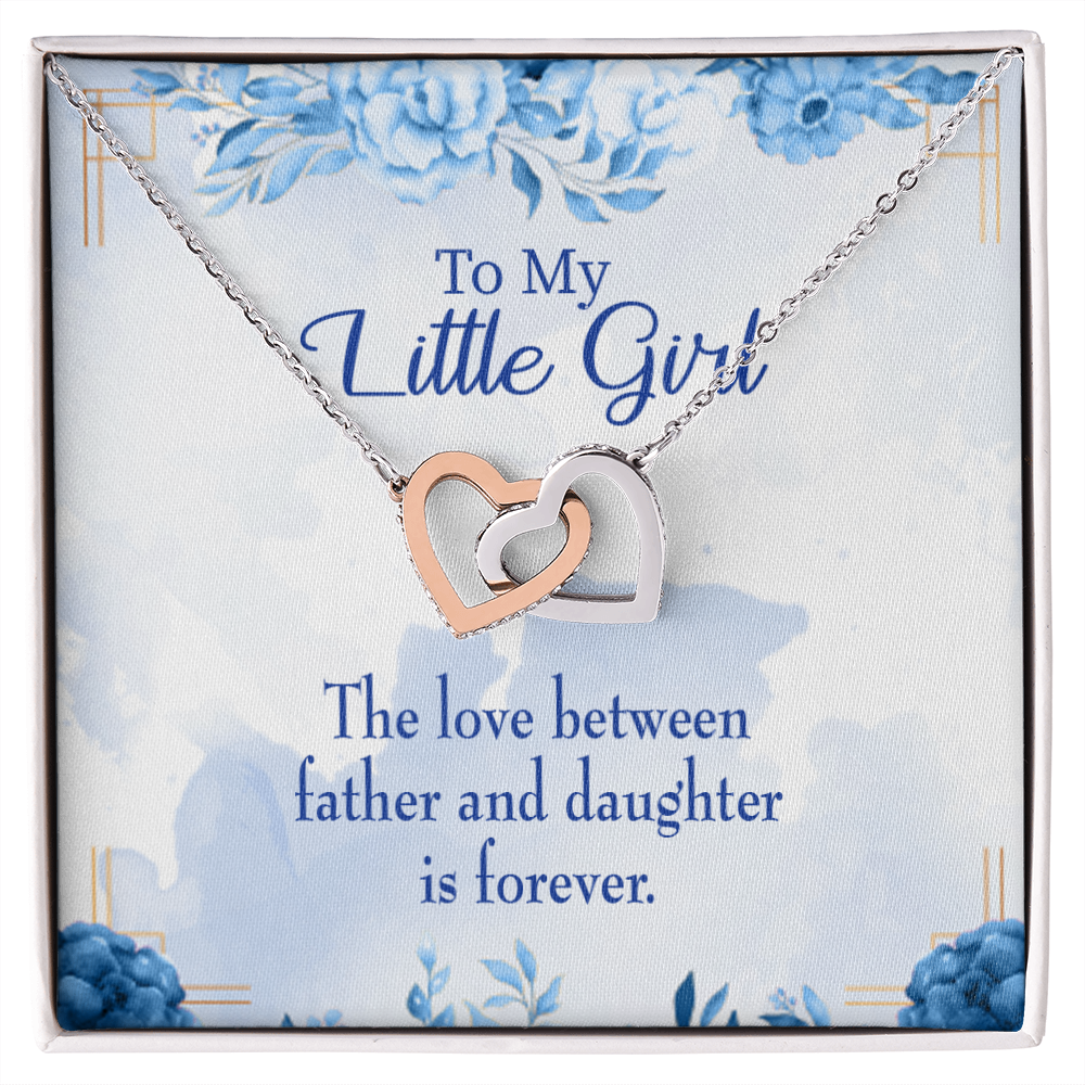To My Daughter Love Between Father and Daughter Inseparable Necklace-Express Your Love Gifts