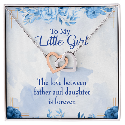 To My Daughter Love Between Father and Daughter Inseparable Necklace-Express Your Love Gifts