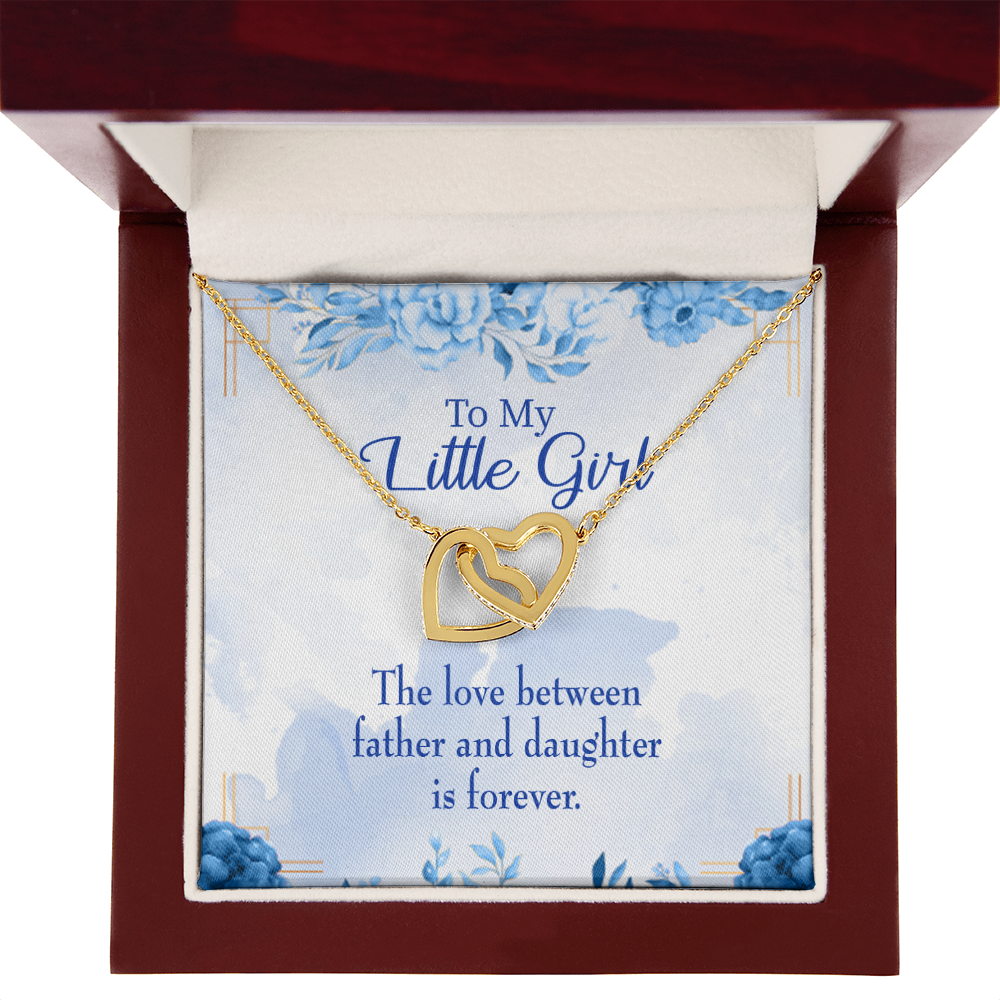 To My Daughter Love Between Father and Daughter Inseparable Necklace-Express Your Love Gifts