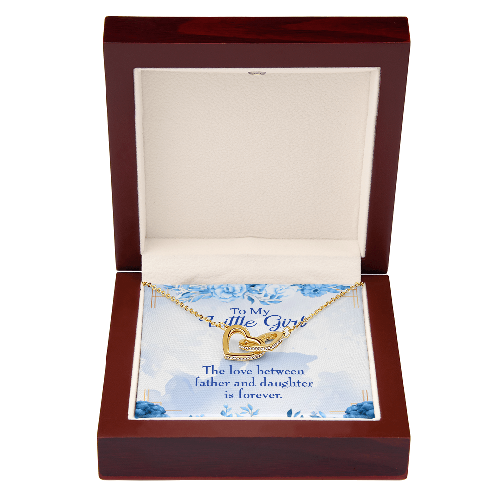 To My Daughter Love Between Father and Daughter Inseparable Necklace-Express Your Love Gifts