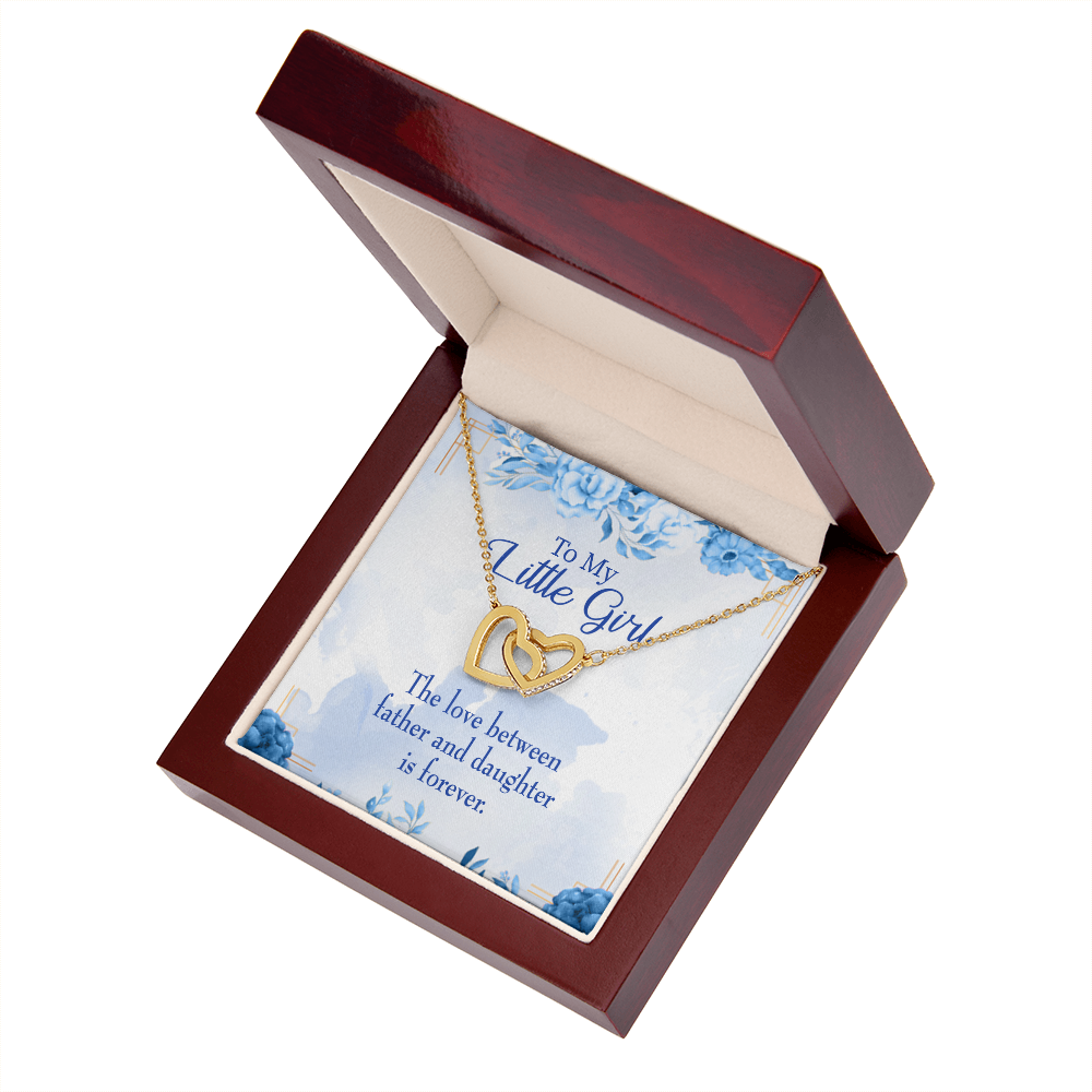 To My Daughter Love Between Father and Daughter Inseparable Necklace-Express Your Love Gifts