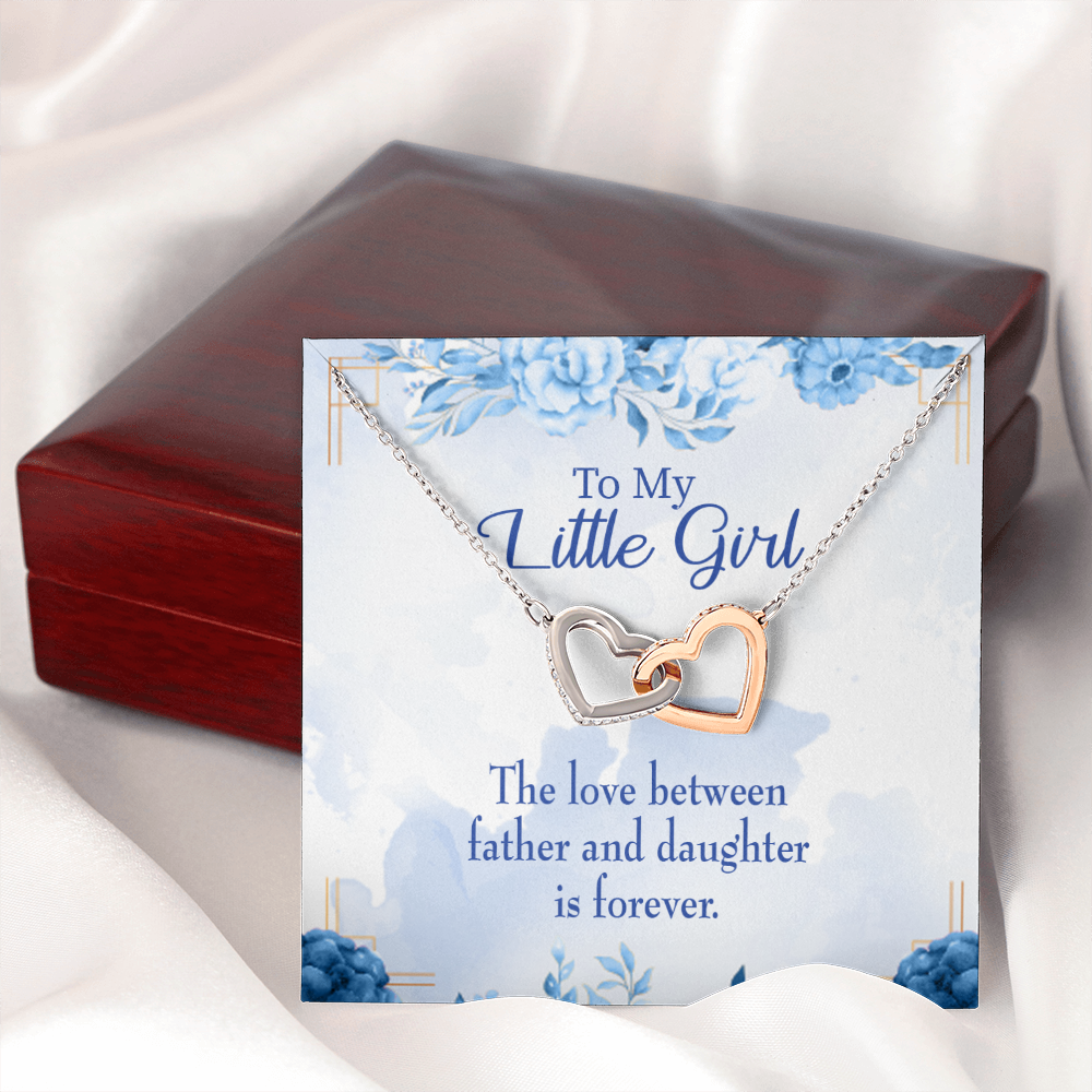 To My Daughter Love Between Father and Daughter Inseparable Necklace-Express Your Love Gifts