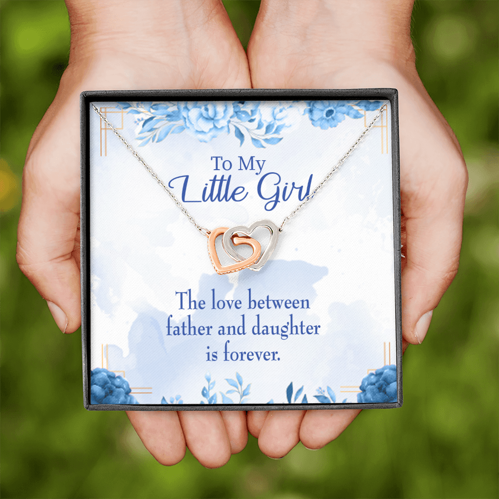 To My Daughter Love Between Father and Daughter Inseparable Necklace-Express Your Love Gifts