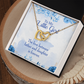 To My Daughter Love Between Father and Daughter Inseparable Necklace-Express Your Love Gifts