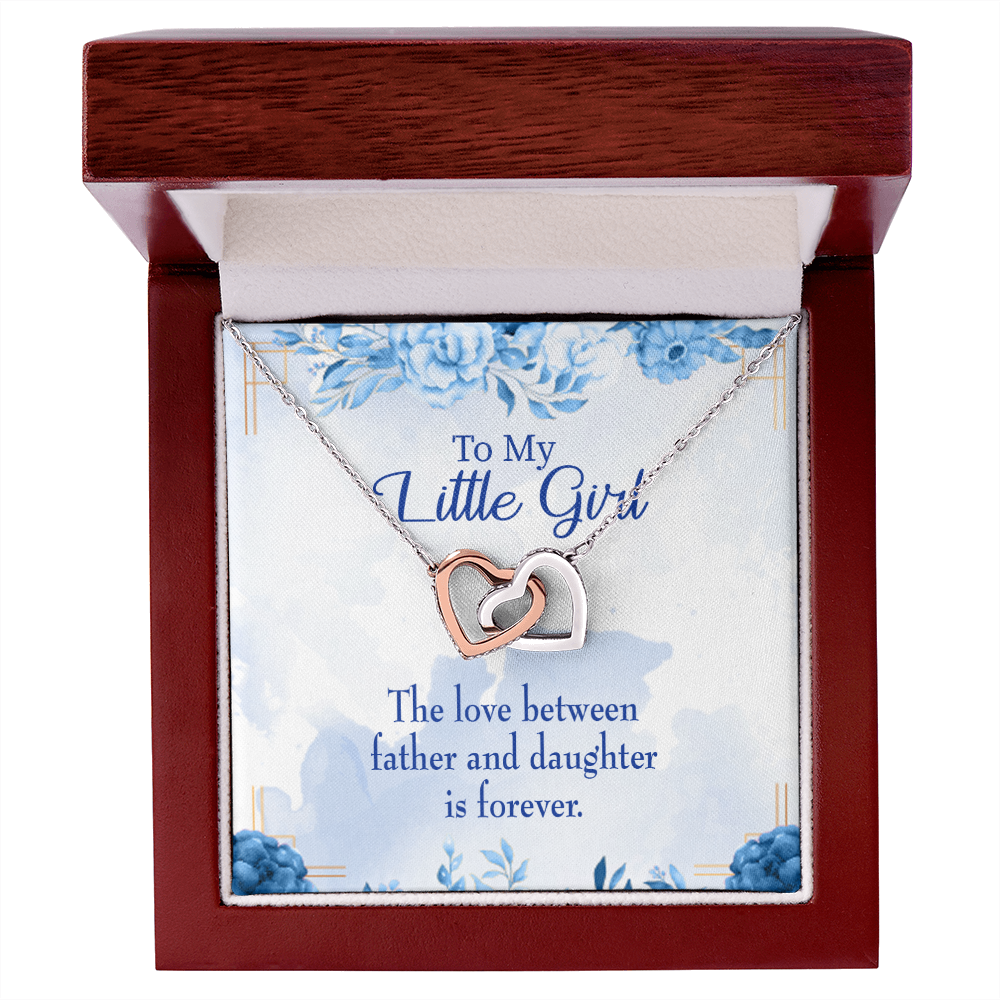 To My Daughter Love Between Father and Daughter Inseparable Necklace-Express Your Love Gifts