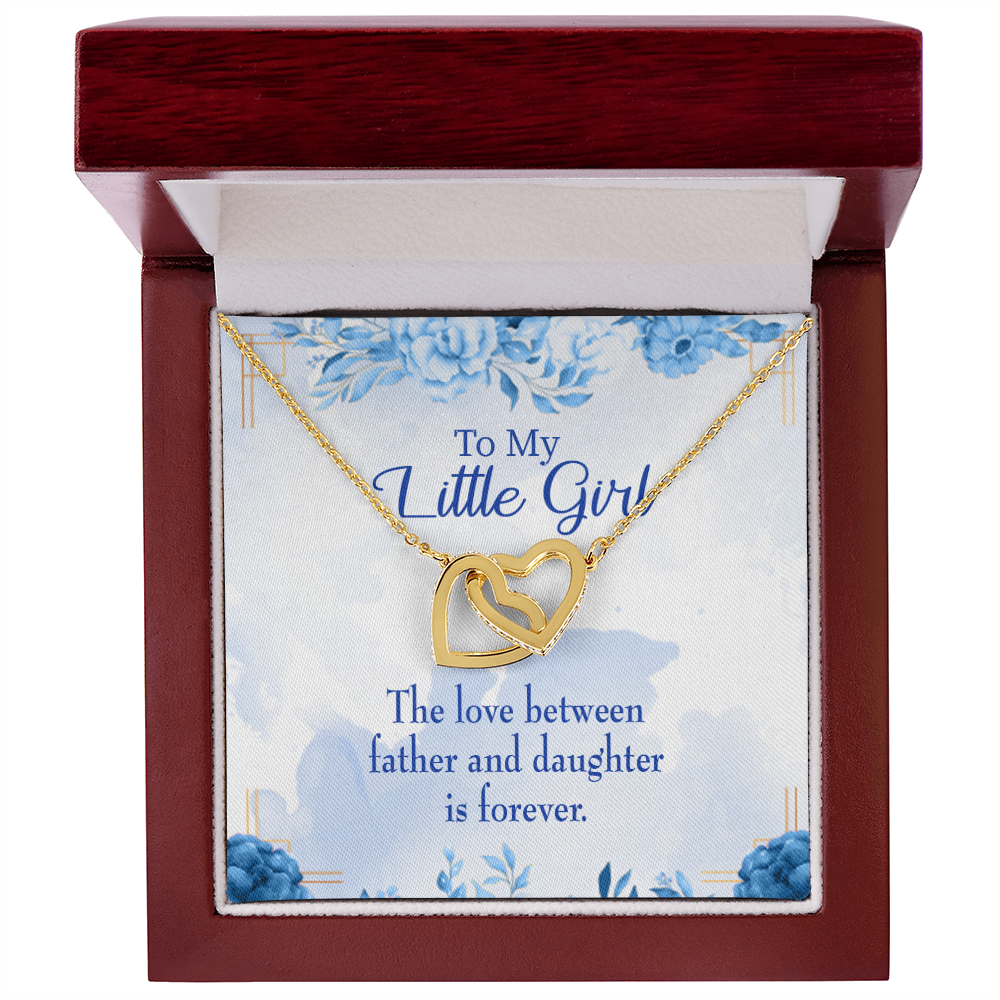 To My Daughter Love Between Father and Daughter Inseparable Necklace-Express Your Love Gifts