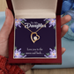 To My Daughter Love You to the Moon and Back Forever Necklace w Message Card-Express Your Love Gifts