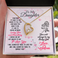 To My Daughter Loving and Breathing Forever Necklace w Message Card-Express Your Love Gifts