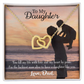 To My Daughter Luckiest Dad Inseparable Necklace-Express Your Love Gifts