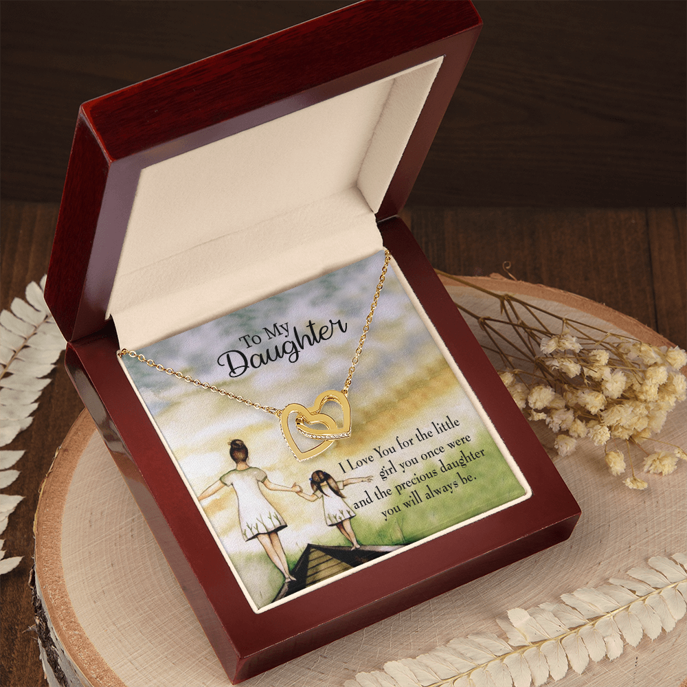 To My Daughter Mom's Precious Daughter Inseparable Necklace-Express Your Love Gifts
