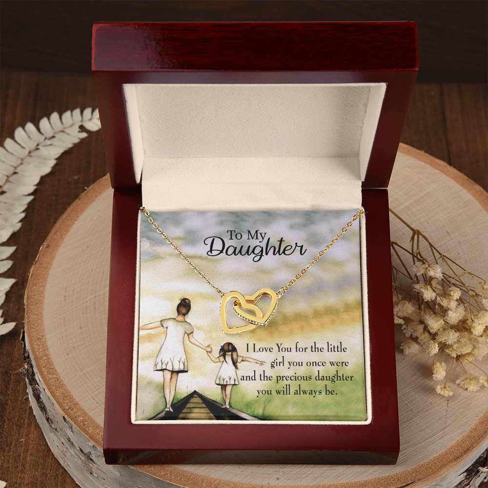 To My Daughter Mom's Precious Daughter Inseparable Necklace-Express Your Love Gifts