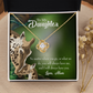 To My Daughter Mom Will Always Have You Infinity Knot Necklace Message Card-Express Your Love Gifts