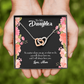 To My Daughter Mom Will Always Have You Inseparable Necklace-Express Your Love Gifts