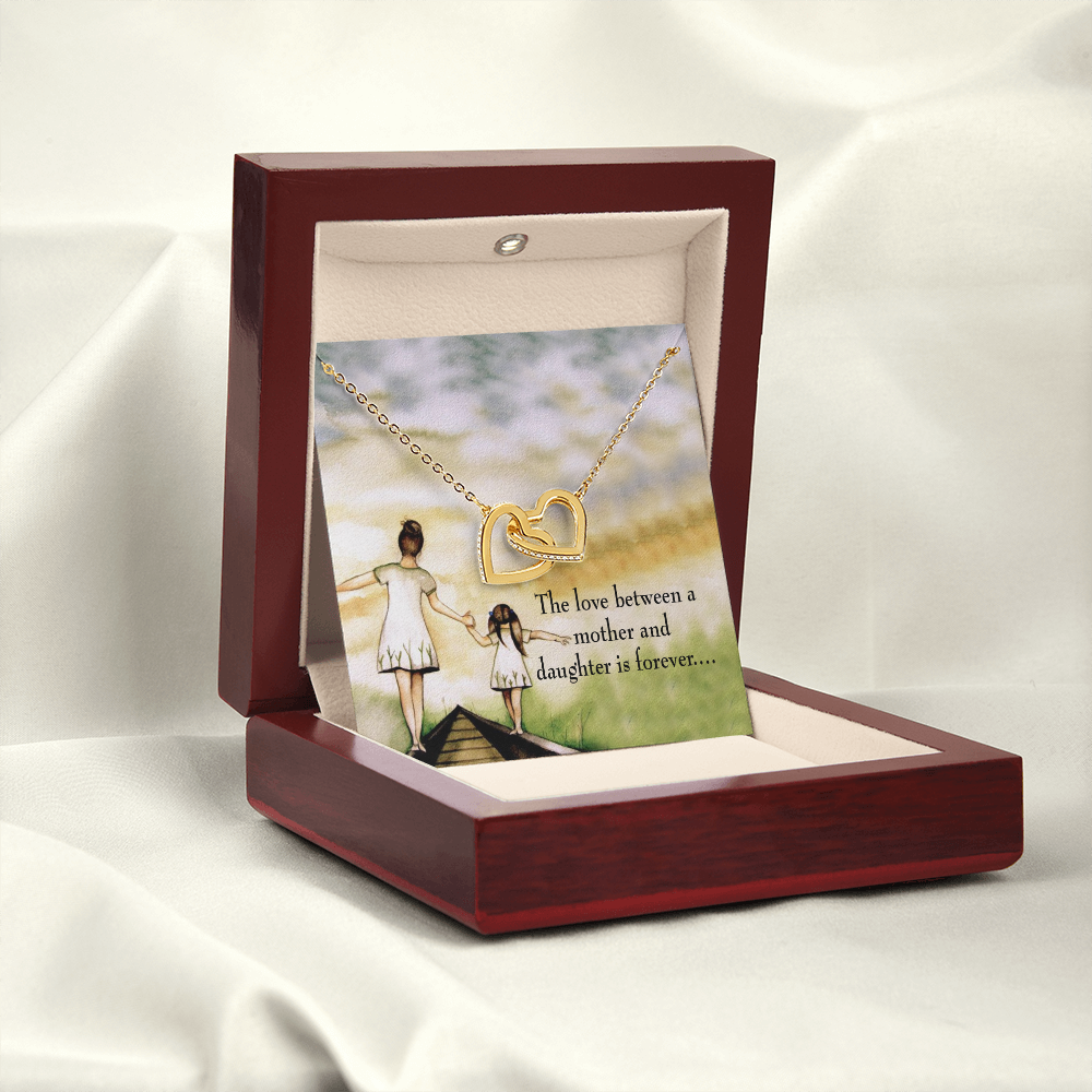 To My Daughter Mother Daughter Eternal Love Inseparable Necklace-Express Your Love Gifts