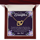 To My Daughter My Greatest Wish From Dad Inseparable Necklace-Express Your Love Gifts