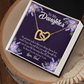 To My Daughter My Greatest Wish From Dad Inseparable Necklace-Express Your Love Gifts