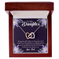 To My Daughter My Greatest Wish From Dad Inseparable Necklace-Express Your Love Gifts