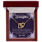 To My Daughter My Greatest Wish From Dad Inseparable Necklace-Express Your Love Gifts
