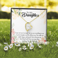 To My Daughter My Sweet Baby Girl Forever Necklace w Message Card-Express Your Love Gifts