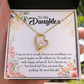 To My Daughter My Sweet Baby Girl Forever Necklace w Message Card-Express Your Love Gifts