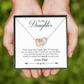 To My Daughter Never Forget That I Love You Dad Inseparable Necklace-Express Your Love Gifts