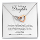 To My Daughter Never Forget That I Love You Dad Inseparable Necklace-Express Your Love Gifts