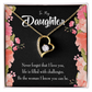 To My Daughter Never Forget That I Love You Forever Necklace w Message Card-Express Your Love Gifts