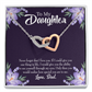 To My Daughter Never Forget That I Love You From Dad Inseparable Necklace-Express Your Love Gifts