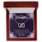 To My Daughter Never Forget That I Love You From Dad Inseparable Necklace-Express Your Love Gifts