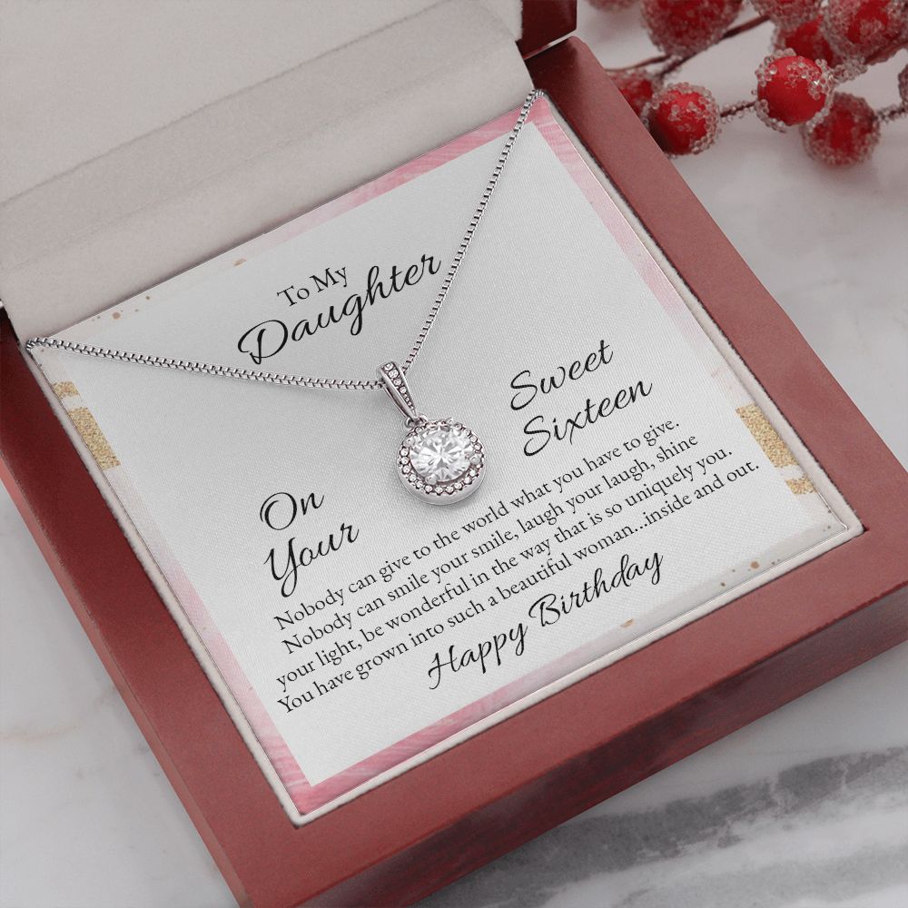 To My Daughter Nobody Can Give to The World Eternal Hope Necklace Message Card-Express Your Love Gifts
