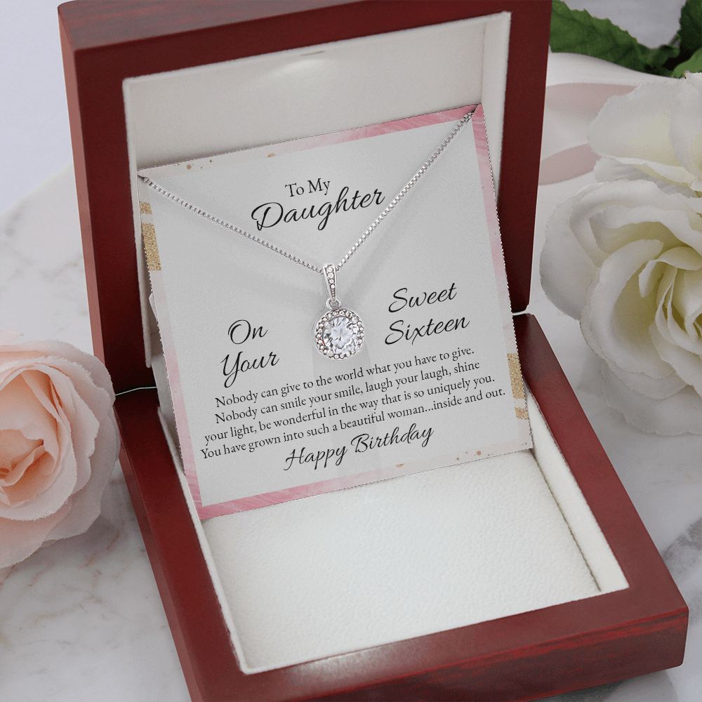 To My Daughter Nobody Can Give to The World Eternal Hope Necklace Message Card-Express Your Love Gifts
