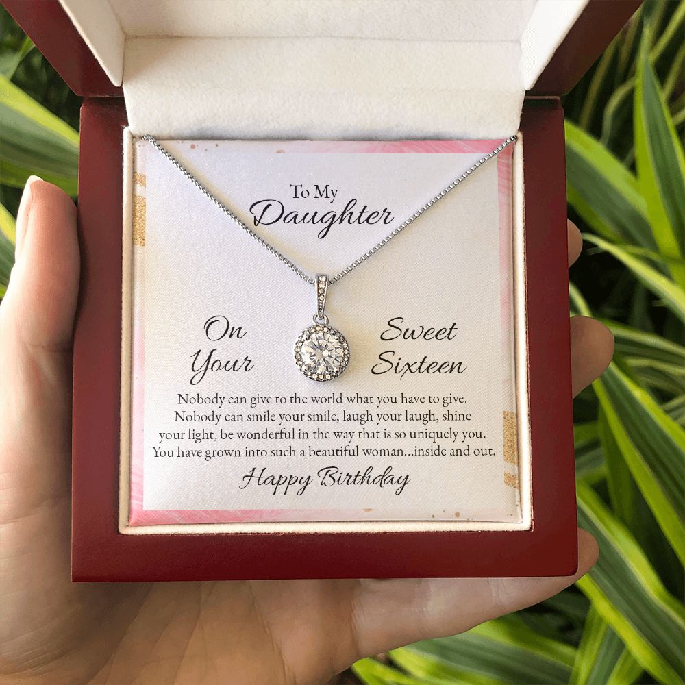 To My Daughter Nobody Can Give to The World Eternal Hope Necklace Message Card-Express Your Love Gifts