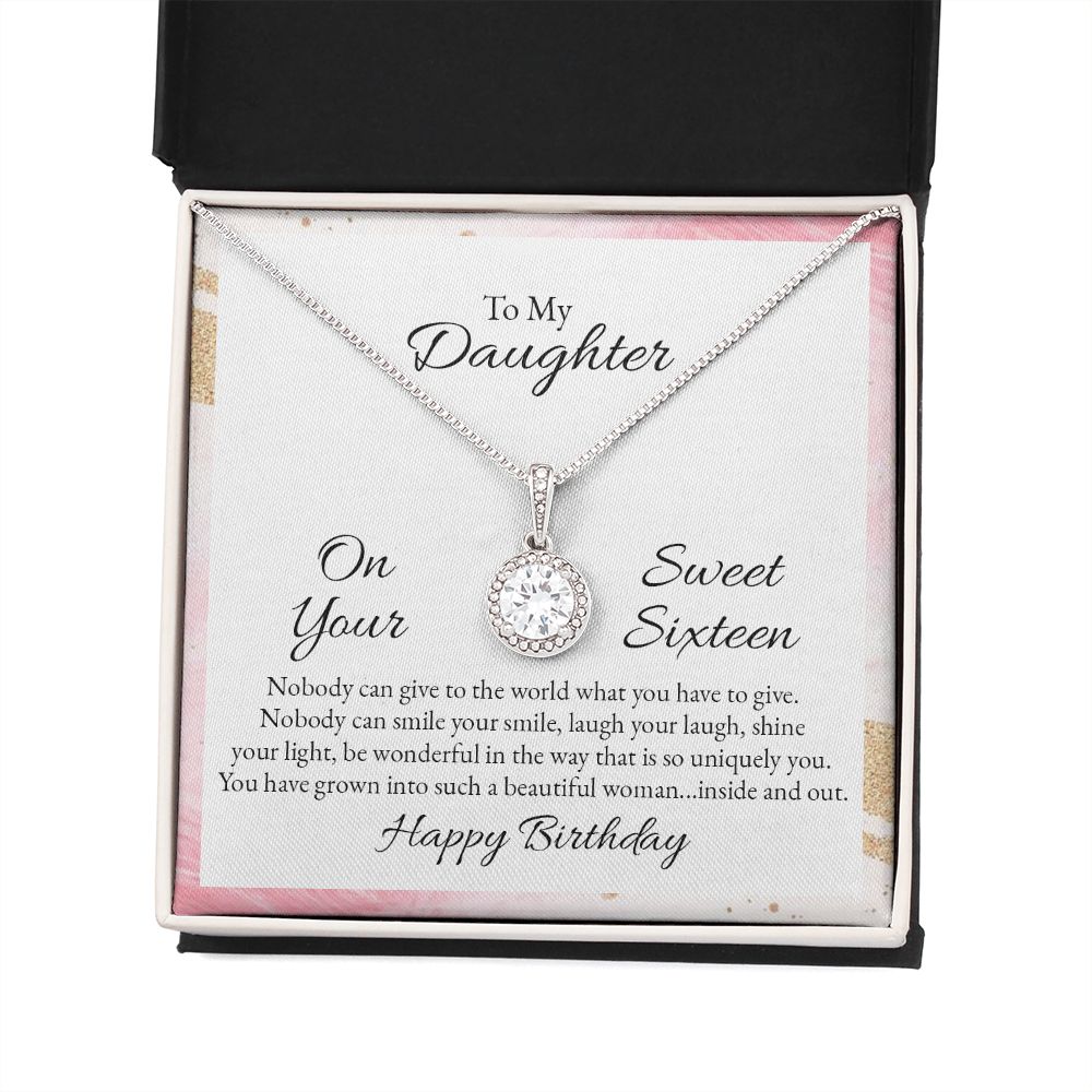 To My Daughter Nobody Can Give to The World Eternal Hope Necklace Message Card-Express Your Love Gifts