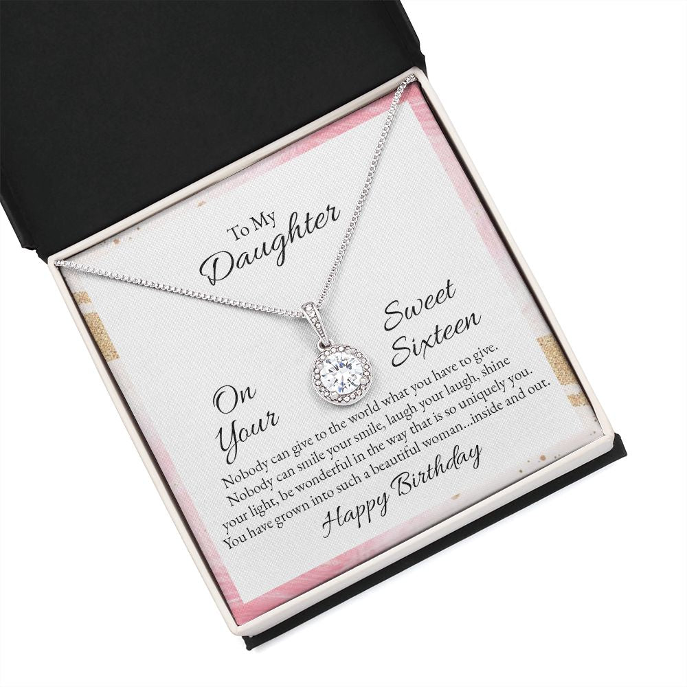 To My Daughter Nobody Can Give to The World Eternal Hope Necklace Message Card-Express Your Love Gifts