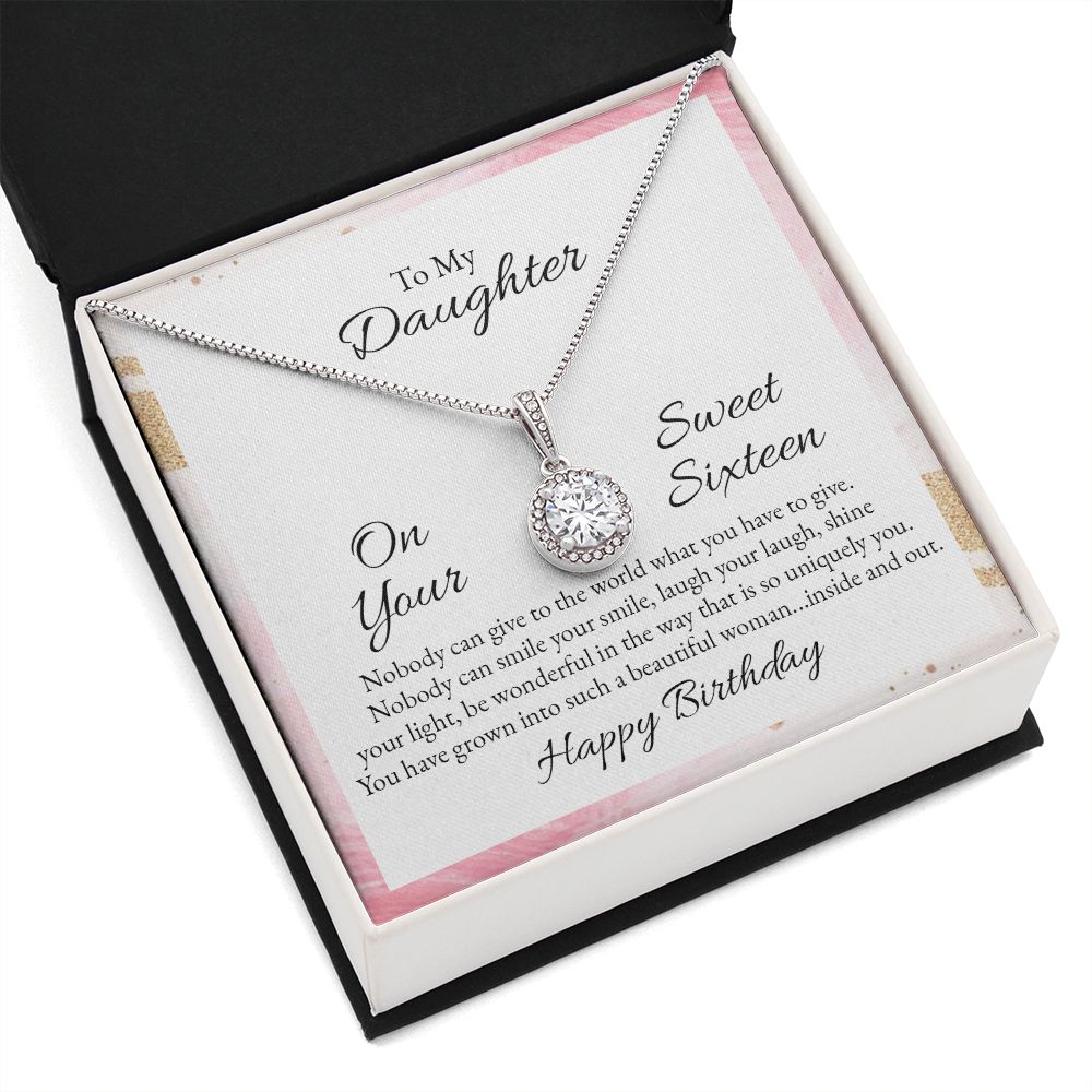 To My Daughter Nobody Can Give to The World Eternal Hope Necklace Message Card-Express Your Love Gifts