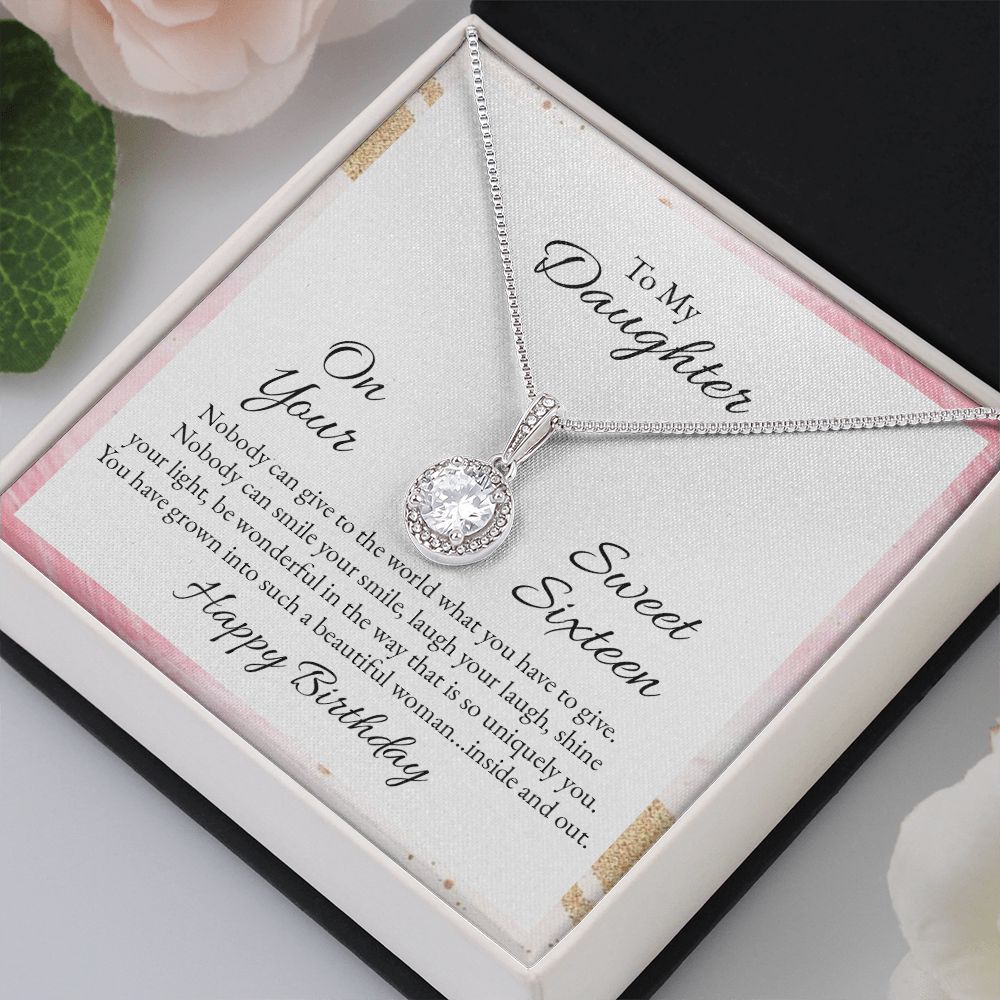 To My Daughter Nobody Can Give to The World Eternal Hope Necklace Message Card-Express Your Love Gifts