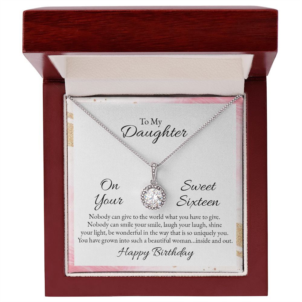 To My Daughter Nobody Can Give to The World Eternal Hope Necklace Message Card-Express Your Love Gifts
