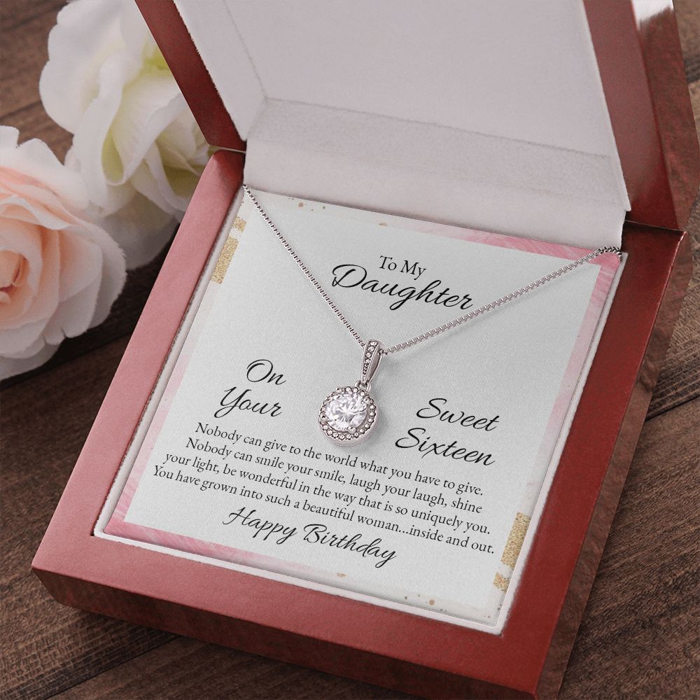 To My Daughter Nobody Can Give to The World Eternal Hope Necklace Message Card-Express Your Love Gifts
