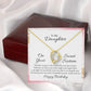 To My Daughter Nobody Can Give to the World Forever Necklace w Message Card-Express Your Love Gifts