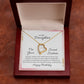 To My Daughter Nobody Can Give to the World Forever Necklace w Message Card-Express Your Love Gifts
