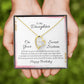 To My Daughter Nobody Can Give to the World Forever Necklace w Message Card-Express Your Love Gifts