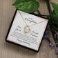 To My Daughter Nobody Can Give to the World Forever Necklace w Message Card-Express Your Love Gifts