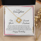To My Daughter Nobody Can Give to the World Infinity Knot Necklace Message Card-Express Your Love Gifts