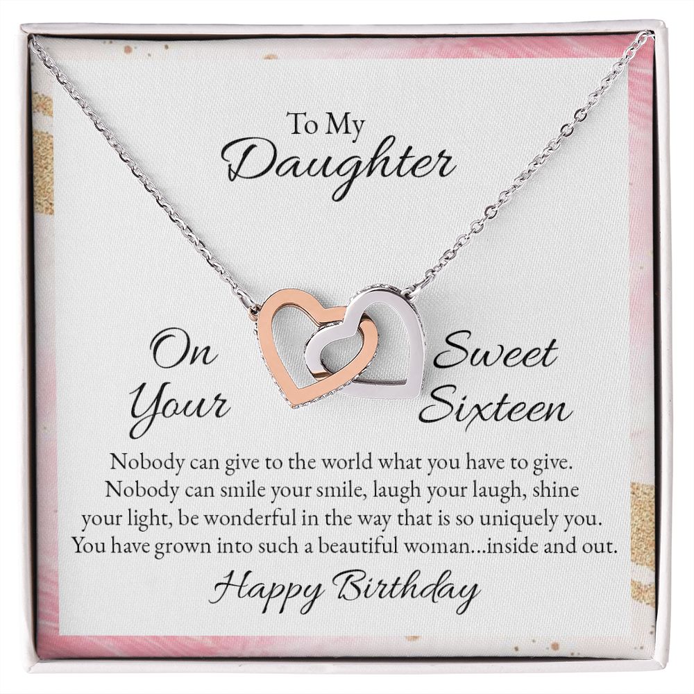 To My Daughter Nobody Can Give to the World Inseparable Necklace-Express Your Love Gifts
