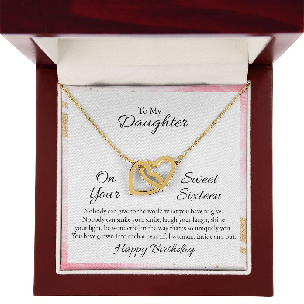 To My Daughter Nobody Can Give to the World Inseparable Necklace-Express Your Love Gifts