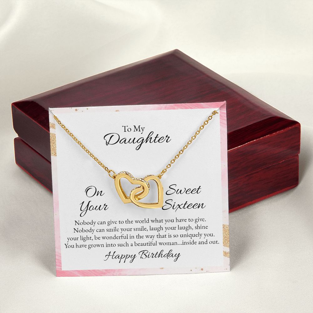 To My Daughter Nobody Can Give to the World Inseparable Necklace-Express Your Love Gifts