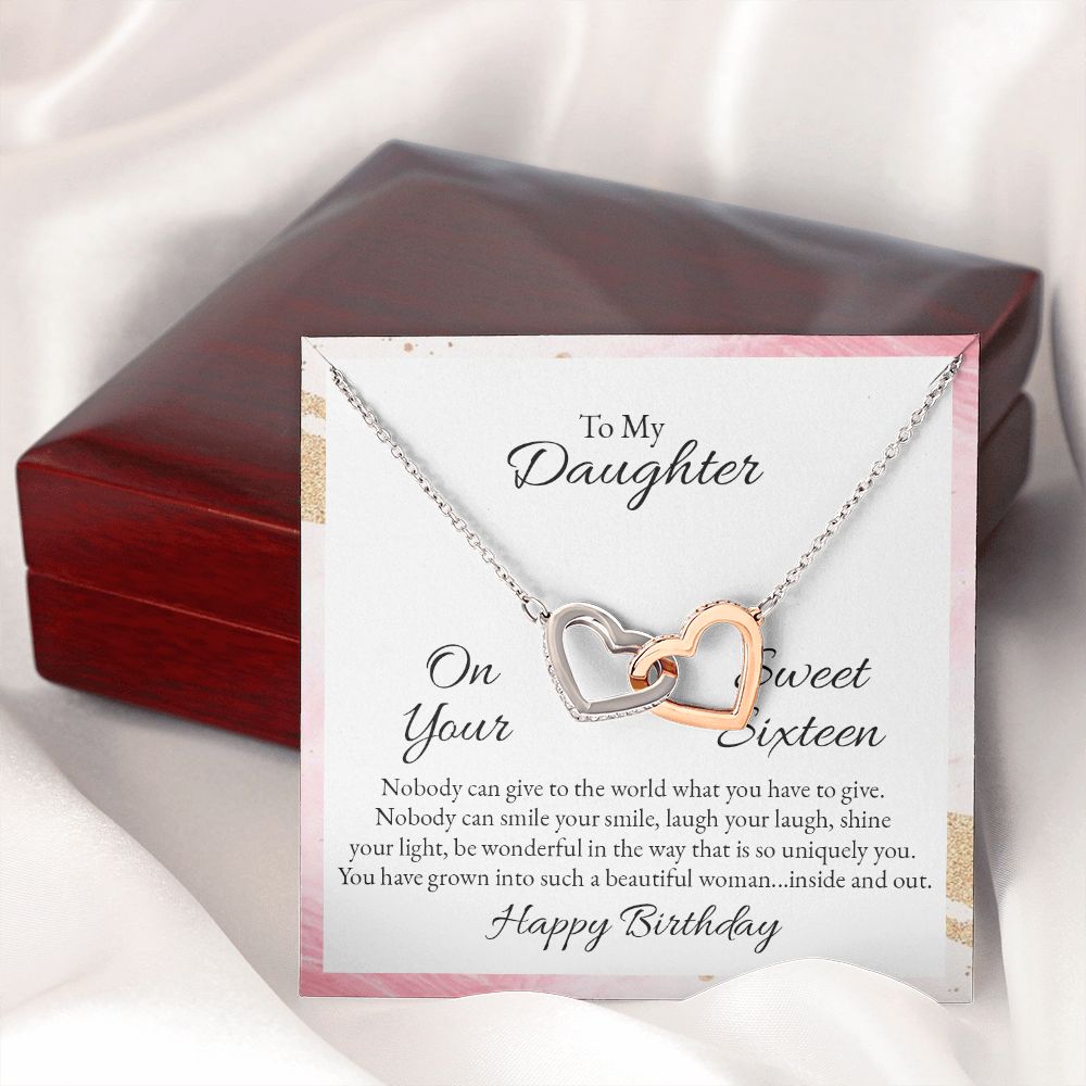To My Daughter Nobody Can Give to the World Inseparable Necklace-Express Your Love Gifts