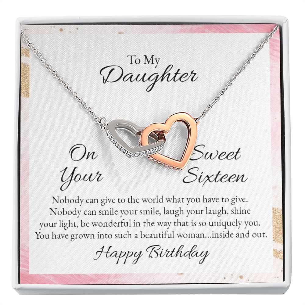 To My Daughter Nobody Can Give to the World Inseparable Necklace-Express Your Love Gifts