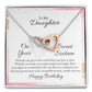 To My Daughter Nobody Can Give to the World Inseparable Necklace-Express Your Love Gifts